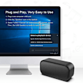 Miniatyrbild 7 av 8: USB-datorhögtalare, PC-högtalare för bärbara datorer och USB-drivna små soundbar-högtalare med högkvalitativt ljud Plug-and-play