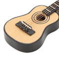 Miniatyrbild 4 av 8: 1:12 Miniatyrgitarrmodell Björk Målad Yta Livsliknande Dekorativ Miniatyrgitarr Prydnad för Dockhus Klassisk