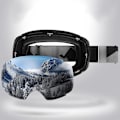 Miniatyrbild 3 av 5: Antifog snowboardglasögon skidglasögon för pojkar och flickor