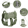 Miniatyrbild 4 av 5: Justerbar Taktisk Hundsele, Militärklassade Material Molle System Väst med Kraftspridningsdesign, Ventilerande Mesh-vaddering, Anpassningsbar