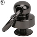 Miniatyrbild 2 av 2: 20 Set Stud Rivets 9mm Mässing O-Ring Huvudknapp Rivet Stud för LäderhantverkSvart