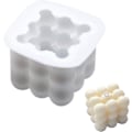 Miniatyrbild 4 av 7: Silikonljusform, Utsökt Design 3D Bubbelkub För DIY Ljushantverk Återanvändbar Silikon Livsmedelskvalitet Material Lätt Släpp Idealisk För Handgjorda