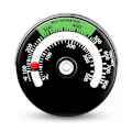 Miniatyrbild 1 av 5: Magnetisk ugnstermometer, ugnstermometer som används för träskorsten, ugns termometer (1)
