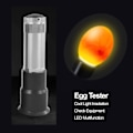 Miniatyrbild 6 av 8: Äggtestare LED Cool Light Äggkandlare Lampa Inkubator för Ankägg Gässägg Kran Vaktelägg FågeläggSilver