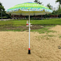 Miniatyrbild 5 av 5: Strand Sand Jordankare, Vindtät Stark Strandparasoll Stake, För Gräsmatta Jord, Universell Passform Med Justerare, Enkel Installation Och