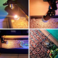 Miniatyrbild 7 av 7: Reptilklämma Värmelampa Armaturhållare, Lämplig för Akvarium, Reptiler, Brooder Coop, Husdjur, Växter, Ödla, Sköldpadda, Kameleont, Spindel, Orm,