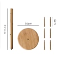 Miniatyrbild 6 av 6: Mugghållare Träd, Kaffekoppshållare, Bambu Mugg Tree Stand, Kaffekoppställ Torktumlare med 6 krokar$Bambu trämuggställ Tree Kaffe Tekopp Organizer