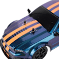 Miniatyrbild 4 av 8: 1/14 RC Driftbil Anti Interferens 2.4G Fjärrkontroll 4WD RC Racing Bilmodell med Frontljus 2 Set Hjul Singelbatteri
