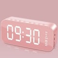 Miniatyrbild 2 av 5: Bluetooth-högtalar väckarklocka - rosa