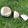 Miniatyrbild 1 av 8: Standard 9 tum handgjorda basebollar gummi inre mjuk baseboll 7,2 cm softboll träningsboll