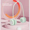 Miniatyrbild 7 av 8: Hängande nack Bluetooth-högtalare trådlös fashionabel bärbar lätt minihögtalare med LED-ljus för utomhusljus grön