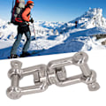 Miniatyrbild 1 av 8: 304 Rostfritt Stål Dubbelkäft Shackle Rostfri Universell Käftankare Anslutningskontakt för Hårdvarulyftanslutning 10mm / 0,4in