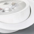 Miniatyrbild 3 av 6: Infälld LED-spot för tak 5W Neutralvit 425lm inbyggd transformator - vitt ljus (1 st)