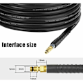 Miniatyrbild 3 av 5: Slang för Karcher K2 K3 K4 K5 K6 K7 Högtryckstvätt, Flexibel för Kärcher Högtryckstvätt med Click-Quick-Connect The wue System