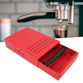 Miniatyrbild 1 av 8: Kaffe Knock Box Låda Rostfritt Stål Tjockad Kaffe Rester Pulverlåda för Hushåll Butik Röd