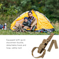 Miniatyrbild 8 av 8: Bensinstation för vattenkokare Drop Leg Holster Molle Vattenflaska Väska Multifunktion för Utomhus Camping VandringKhaki