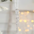Miniatyrbild 5 av 5: Snöflinga istapp prydnader akryl kristall julgran