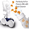 Miniatyrbild 7 av 8: 2 st nätpoolrengöringsmedel All Purpose Bag med dragkedja för Polaris 280 480 Pool Cleaner K13 K16