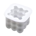 Miniatyrbild 1 av 7: Silikonljusform, Utsökt Design 3D Bubbelkub För DIY Ljushantverk Återanvändbar Silikon Livsmedelskvalitet Material Lätt Släpp Idealisk För Handgjorda