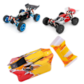 Miniatyrbild 8 av 8: RC-bilkarosseri bakvinge för WLtoys 144001 144010 1/14 fjärrstyrd bil uppgraderingsdel