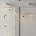 Miniatyrbild 7 av 7: Mini Julgransljus Batteridrivna Klara Glasburkar Flasklampor 10 LED Varmvita Ljusslingor för Inomhus Hem Sovrum Bröllop