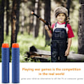 Miniatyrbild 2 av 5: Refillpilar för Längre Räckvidd, Standardstorlek Kompatibel med Elite Blasters För Nerf N-Strike Elite Serien, Högkvalitativt Skummaterial