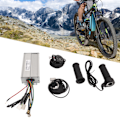 Miniatyrbild 1 av 8: Intelligent Elektrisk Cykel Kontroller Kit, 36V/48V 1500W Sinusvåg Kontroller, LED900S Digital Displaypanel med Bakgrundsbelysning, Vattentät Design för