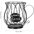 Miniatyrbild 3 av 5: Kaffekapselhållare, kaffepadshållare, kaffekapselkorg, kaffekapselförvaringskorg, för Tassimo, Nespresso, Dolce Gusto kaffekapslar