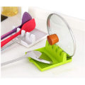Miniatyrbild 7 av 9: Multi-Dish Köksredskapshållare med Droppbricka, Värmebeständig Halkskyddad BPA-fri Sked, Tång och Annan Diskställ (Grön)
