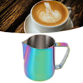 Miniatyrbild 1 av 8: Mjölkskummare 304 Rostfritt Stål Drag Blomkopp Kaffe Mjölkskummare 600ml Spetsig Mun Färgglad
