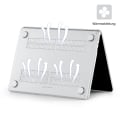 Miniatyrbild 5 av 7: Fodral kompatibelt med NYA MacBook Air 13,6 tum M2 A2681, 2022 release, ultratunt slätt hårt skal skyddande fodral, kristallklart