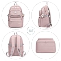 Miniatyrbild 4 av 5: Skolryggsäck pojkar flickor tonåringar skolryggsäck vattentät ryggsäck kvinnor män skolryggsäck laptopväska ryggsäck nylon (30L), lila, ryggsäck