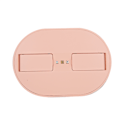 Miniatyrbild 4 av 7: Bluetooth-högtalare med CD-spelare, miljövänlig lyssning & anti-hoppskydd, modern design för mångsidig användning (Rosa)