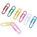 Miniatyrbild 1 av 7: 1 tum mini pappersklämma i olika färger, färgade pappersklämmor för filer, papper, kontorsmaterial (100-pack)