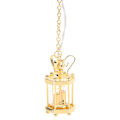 Miniatyrbild 4 av 8: 1:12 Dockhus Hängande Lampa Retro Utsökt Simulering Miniatyr Glasskärm Hängande Lampa för Dockhus Tillbehör