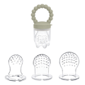Miniatyrbild 1 av 5: Napp för bebisar, frukt- och grönsaksbit, silikontugg för barn, mamma- och babyprodukter, fruktmatare