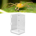 Miniatyrbild 1 av 8: Reptilterrarium i akryl, mycket transparent, genomskinlig habitatbehållare för leopardgecko, orm, groda, M