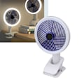 Miniatyrbild 1 av 8: Mångsidig Minifläkt, Uppladdningsbar Väggmontering Med Roterande Funktion För Optimal Luftcirkulation I Alla Utrymmen
