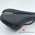 Miniatyrbild 5 av 5: Reflekterande Cykelsadel med Anatomisk Utskärning för Förbättrad Kylning, Skåra i Mitten för Ventilation, Tjockt Memory Foam för Komfort