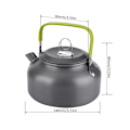 Miniatyrbild 1 av 2: 800ML Utomhus Bärbar Kaffe Gryta Camping Vattenkokare Vandring Picknick BBQ Tekanna