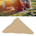 Miniatyrbild 1 av 8: Tripod Pall Trä Bärbar Fällbar Triangel Pall Trä Hantverk Anti Scratch Canvas Camping Pall Trä för Fiske Khaki