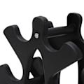 Miniatyrbild 8 av 8: Ergonomisk Design Hantelställ i Plast 3 Våningar, Bred Användning För Hemmakontor Gym, Kompakt Storlek Orubblig Stabilitet, Snabb Montering