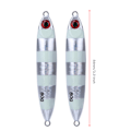 Miniatyrbild 1 av 2: 2PCS Q11 60g Konstgjord Långskottsfiske Lure Luminous Bait Tackle Tool Tillbehör
