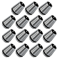 Miniatyrbild 2 av 8: Collet Chuck-set 15 delar Fjädercollet Chuck 2mm-16mm för CNC-fräsning svarv