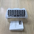 Miniatyrbild 3 av 5: Trådlöst tangentbord för PS5-kontroller, ergonomisk design Bluetooth Mini Portabel Gamepad, röstchattbräda med inbyggd högtalare, lätt att installera och bära
