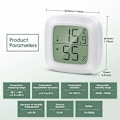 Miniatyrbild 2 av 5: Inomhustermometer, Hemtermometer 3 Delar Mini LCD Portabel Inomhustermometer Hygrometer -20 ℃ 60 ℃, 10% 99% RH Lämplig för Barn