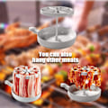 Miniatyrbild 3 av 5: Mikrovågsugns Baconkokare - Bacon Wizard Tillagar 450g Bacon & Reducerar Fett med 40% - Använd för Enkel Matlagning inför Stora Matcher - Krispigare, Hälsosammare, Snabbare Varje Gång
