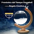 Miniatyrbild 3 av 5: Kristallväderprognosflaska Önskeboll Kreativ globformad glasflaska Storm Desk Väderstation Väderprediktor