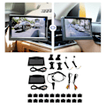Miniatyrbild 1 av 8: Sidokamera System Kit 5 tum TFT LCD Monitor IP67 Vattentät 12V‑24V Backkamera System