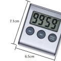 Miniatyrbild 3 av 6: Kök timer med stor LCD-display, digital kökstimer för